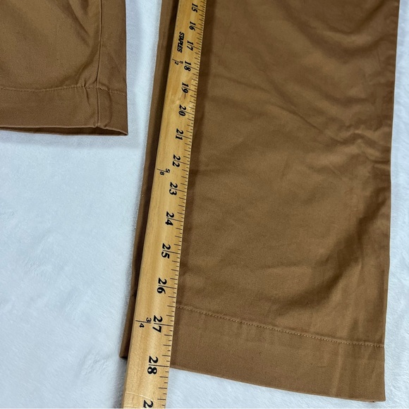 A NEW DAY High Rise Tapered Chino Barrel Leg Trouser Pants Burlap Brown Plus 16 - Picture 6 of 7